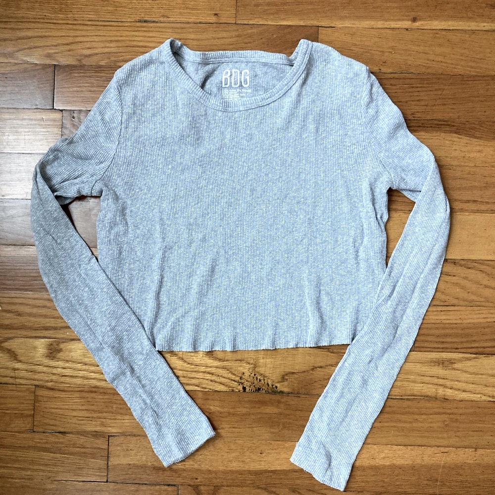 BDG girlfriend cropped long sleeve